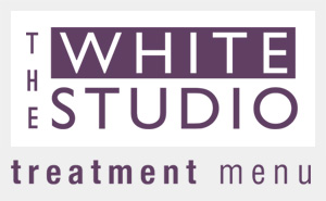 White Studio treatment menu